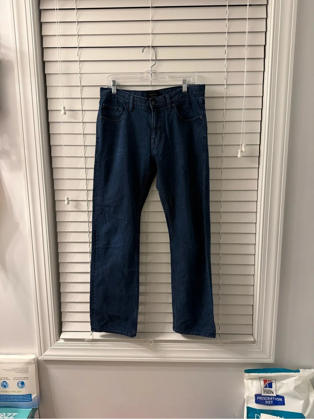 Banana Republic Men's Straight Jeans in Dark Indigo